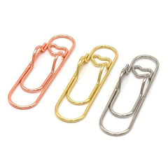5pcs Metal Pen Clips Holder Stationery Tool