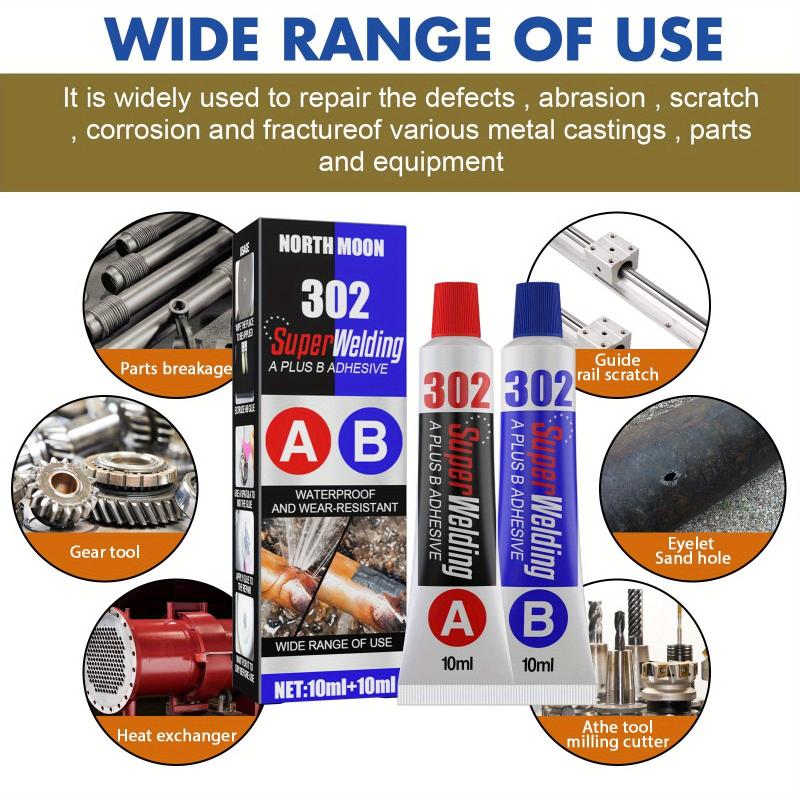 AB Casting Rubber Metal Repair Agent Welding Glue for Cracks Plugging