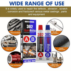 AB Casting Rubber Metal Repair Agent Welding Glue for Cracks Plugging