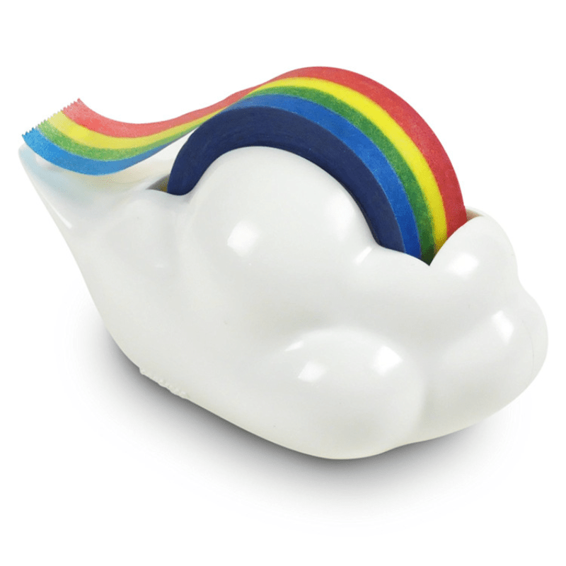 Cartoon Cloud Rainbow Adhesive Tape Seat Cutting Machine Box Packaging