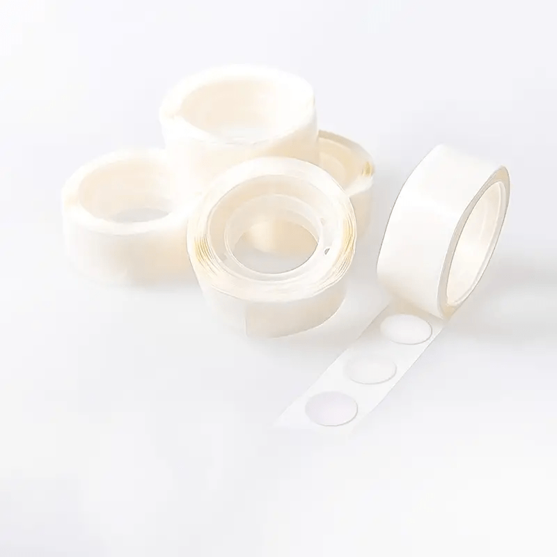 500 Polka Dot Glue Double Sided Transparent Balloon Glue Sticky Removable