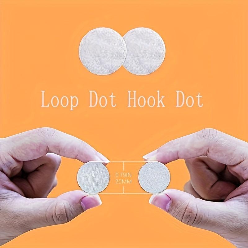 Self Adhesive Dots 200 Pcs 100 Pairs Sticky Back Hook And Loop Coins