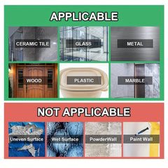 60pcs Reusable Transparent Tape Double Sided Washable Waterproof Wall Sticker