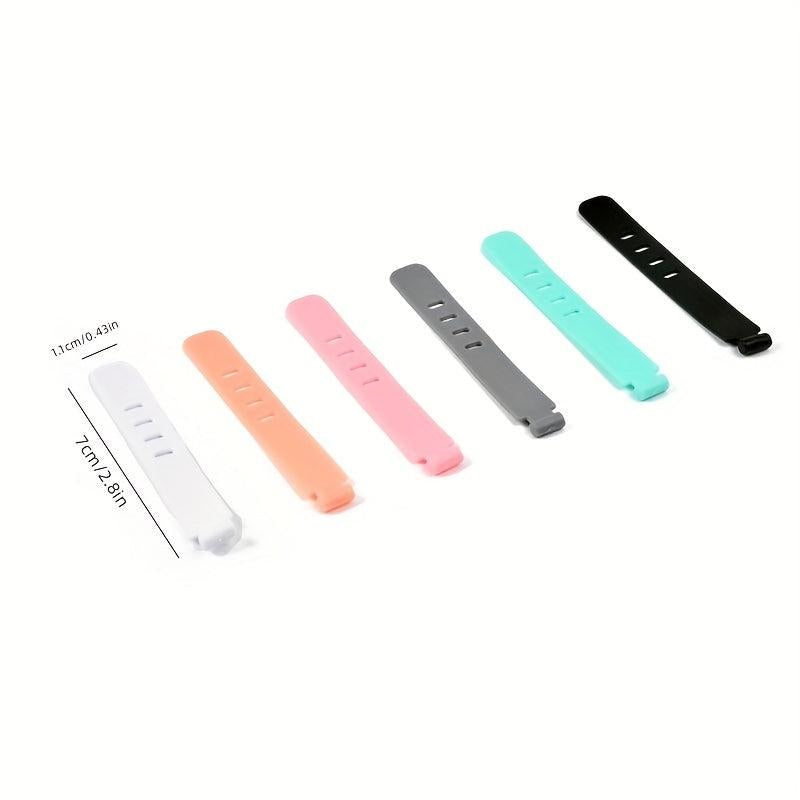 Earphone Data Cable Storage with Silicone Strap