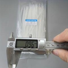 Nylon Cable Ties 4in Wide 250mm Bundle Qty 250 Self-locking Plastic Straps