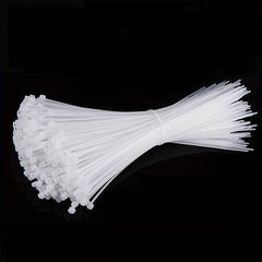 Nylon Cable Ties 4in Wide 250mm Bundle Qty 250 Self-locking Plastic Straps