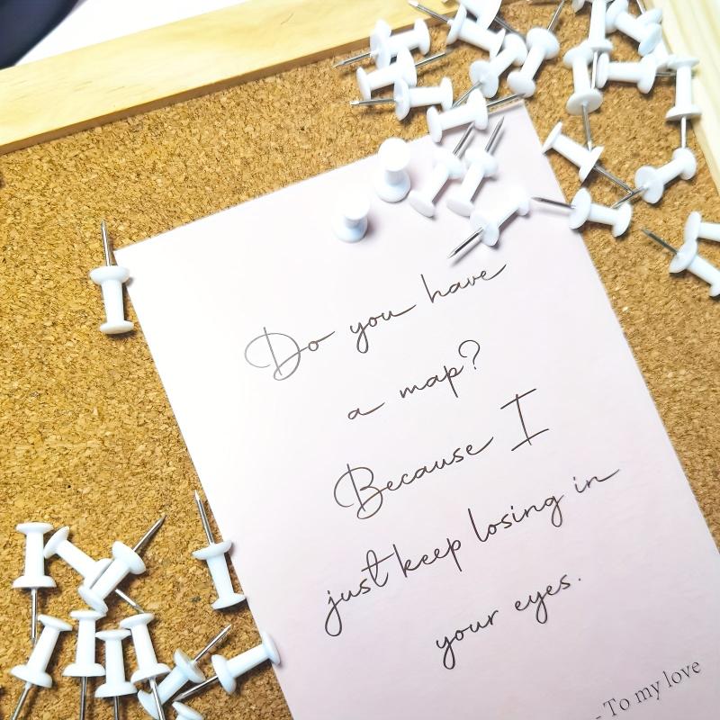 100pcs Push Pins Thumb Tacks for Bulletin Board Wall Corkboard Map