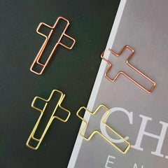 20pc Cross Paper Clips Fun Office Supplies for School, Weddings