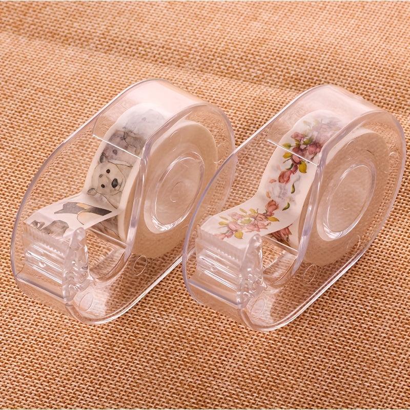 Portable 1pc Tape Cutter & Dispenser for Journal, 1.0x0.59in