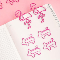 10pcs Piggy Paper Clip Storage Folder Organizer