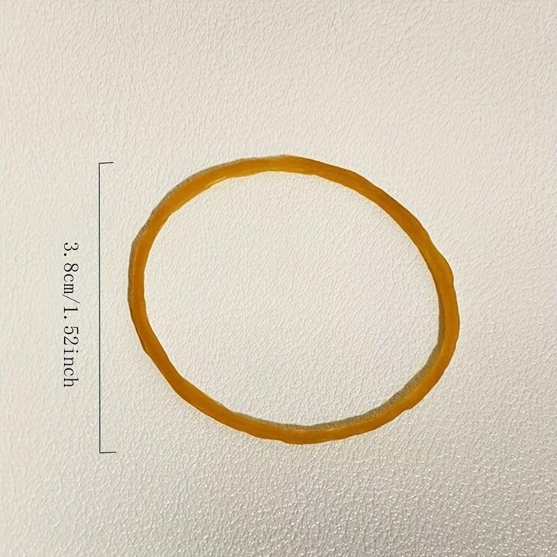 Yellow Rubber Band Ring Multifunctional Rubber Ring