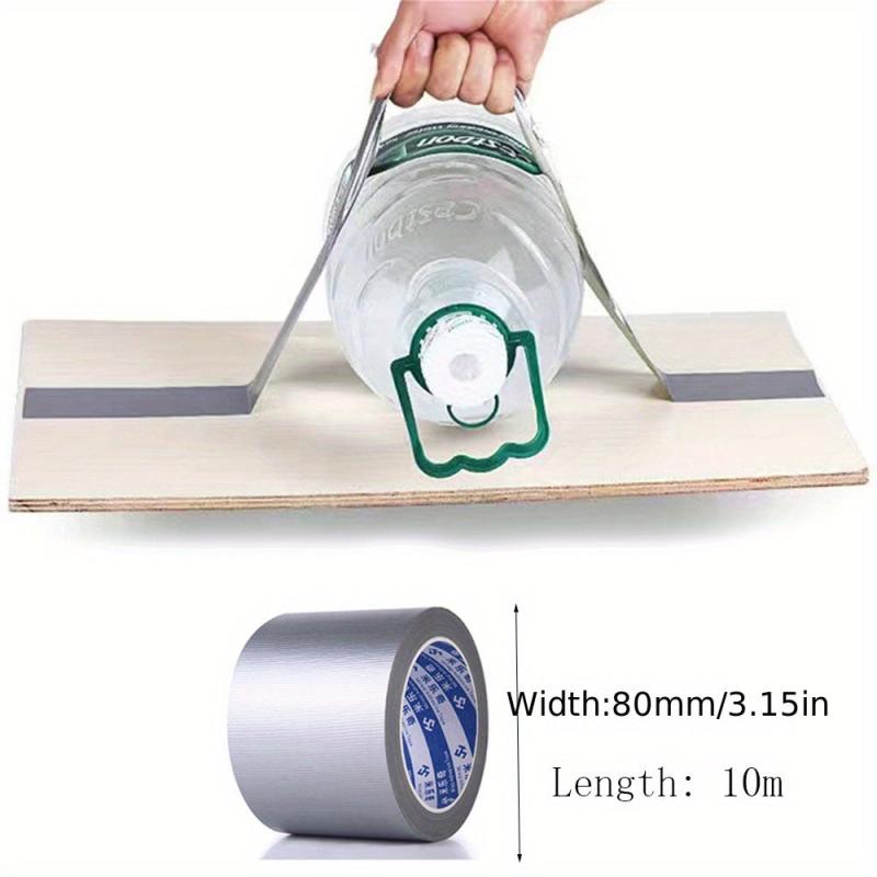 Duct Tape High Viscosity Silver Gray Tape DIY Home Decoration 10m