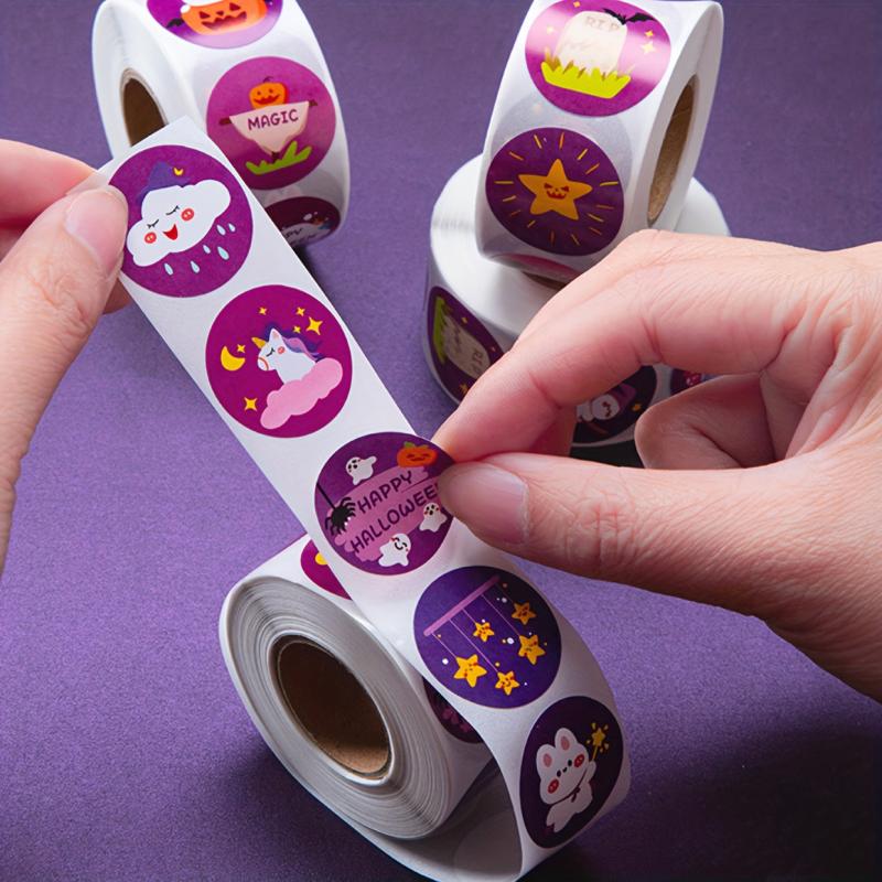 Halloween Sticker Children's Holiday Gift DIY Toy Sealing Sticker