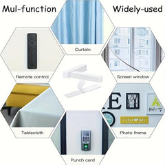Heavy Duty Loop & Hook Tape Strips Fastening Nylon Fabric Mounting Tapes