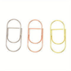 3pc Metal Pen Clips Functional Stationery Tool for Notebooks Journals Planners