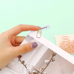50pcs Paper Clips For Office School Home Desk Organizers Bookmark Clip