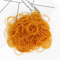 200pcs Yellow Elastic Rubber Bands 32mm
