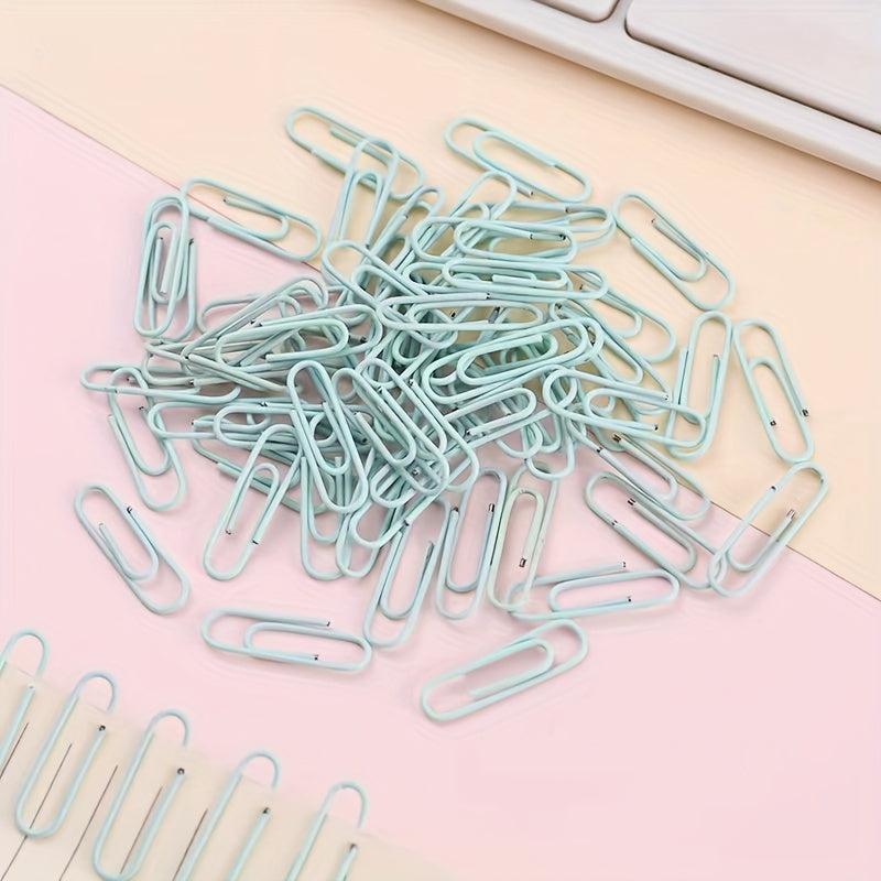 12pcs Macaron Mixed Paper Clip U Shape 50mm 33mm
