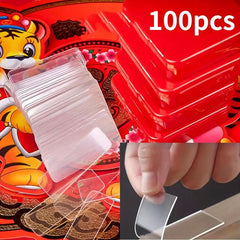 100pcs Strong Double sided Adhesive Tape Strips