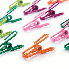 10pcs Office Invoice Clip Card Paper Clip Multifunctional Storage Message Folder