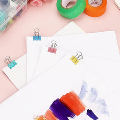 Colorful Binder Long Tail Clips Pack of 10pcs