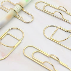 Long Tail Clip Metal Pen Holder 8pcs