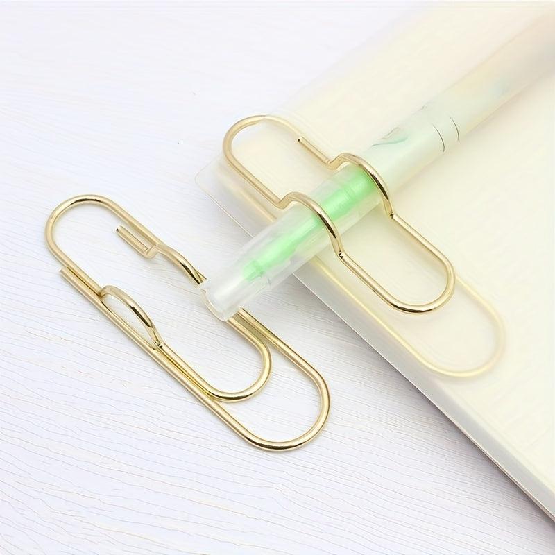 Long Tail Clip Metal Pen Holder 8pcs