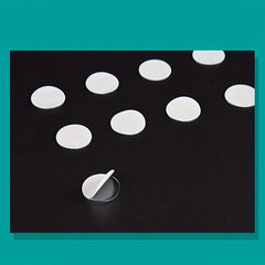 150 Transparent Circular Ornaments Nano Double-sided Adhesive