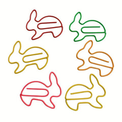 50pcs Mixed Rabbit Bunny Paper Clips Party Favors