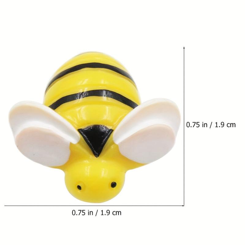 Bee Pins 30pcs Push Pins for Cork Board Decorative Thumb Tacks