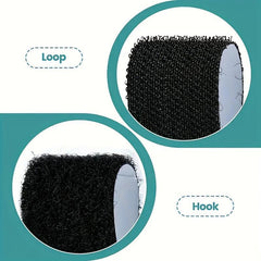 4 Pairs Heavy Duty Adhesive Hook & Loop Tape Strips 5x10 16 Cm