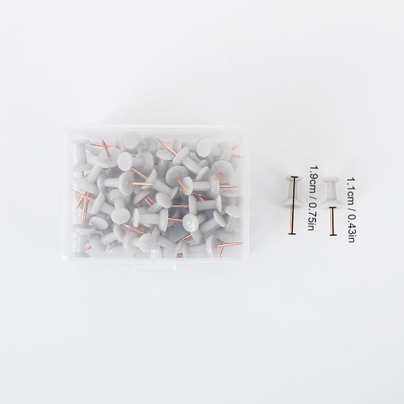 60 Pieces Box of Thumbnails Picture Boards Painting Photos Wall Nails