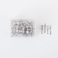 60 Pieces Box of Thumbnails Picture Boards Painting Photos Wall Nails