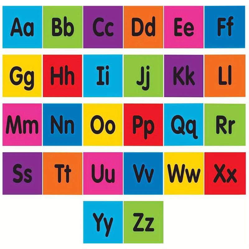 26pcs Carpet Markers 10-16cm Alphabet Adhesive Carpet Dots Markers