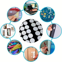 Self Adhesive Dot 200 Pcs 1 Diameter Sticky Back Hook And Loop Coins