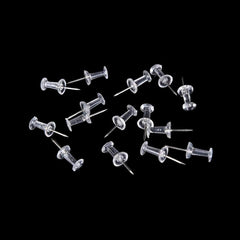 100pcs Transparent Plastic Nails Corkboard Supplies