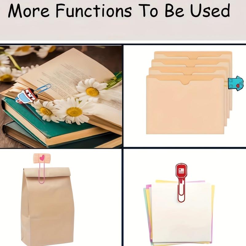 Cartoon Nurse Theme Paper Clips Bookmarks for Nurses