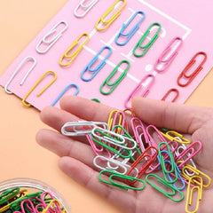 70 Colored 28mm Pins Bookmarks and Paper Clips for Binders