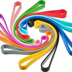 12pcs Colored Rubber Bands for Home Office and Study Use