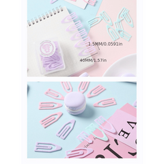 2 Box Pastel Clips - Home Office Wedding Work