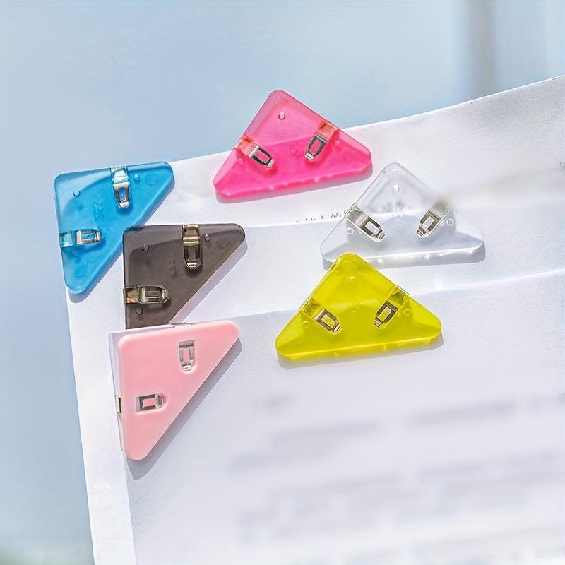 2pcs Corner Clip 90 Degree Book Bill Clip Stationery