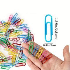Colorful Paper Clip Folder for Storage and Organization