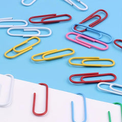 Colorful Paper Clip Folder for Storage and Organization