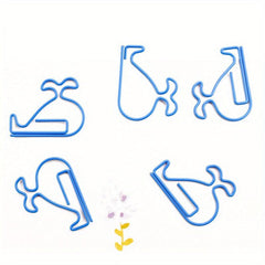 20pcs Penguin & Dolphin Paper Clips Animal Bookmarks Office School Clip