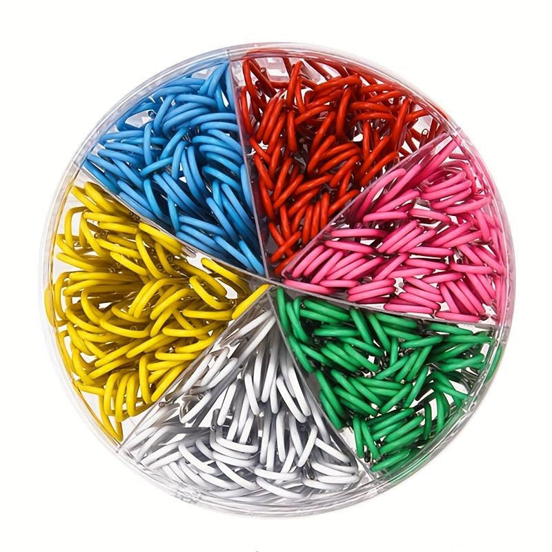 300pcs Colored Paper Clips Jumbo Ideal For Home School Office Use