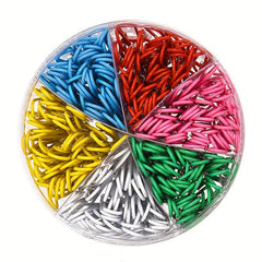 300pcs Colored Paper Clips Jumbo Ideal For Home School Office Use
