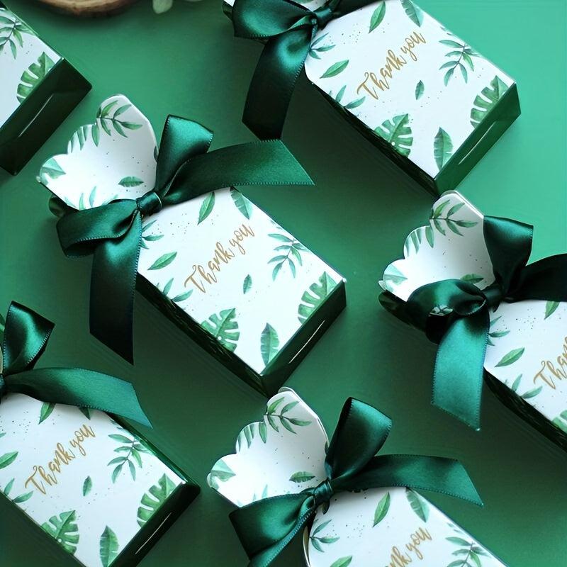 Eid Mubarak Candy Box Palm Leaves Baby Shower Packaging