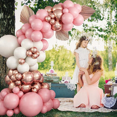 Pink Balloon Garland Arch Kit - Wedding Birthday Graduation Anniversary