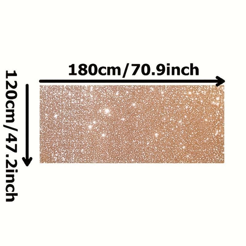 Rose Golden Sequin Table Cloth 180x120cm