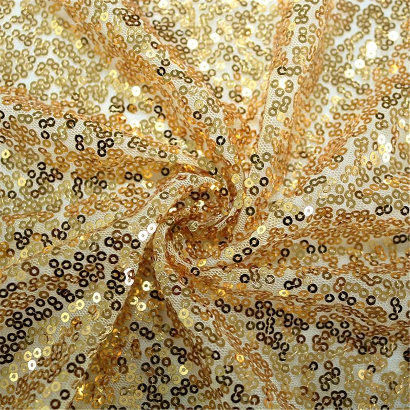 Rose Golden Sequin Table Cloth 180x120cm